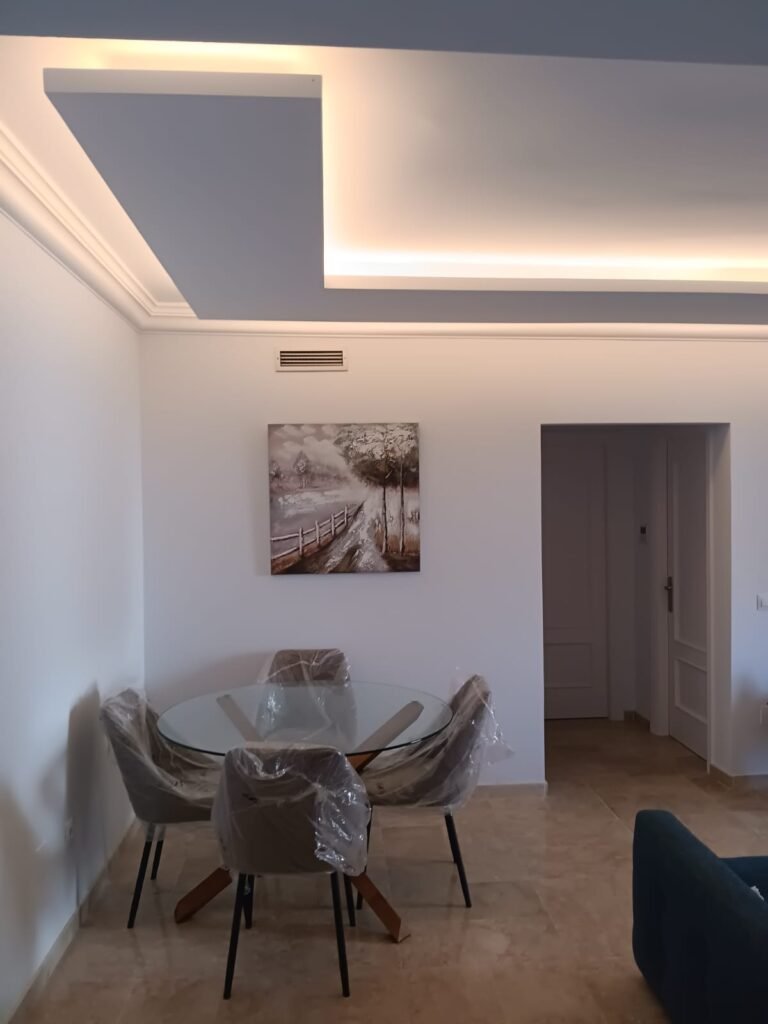 Reforma de salón en Estepona después de una transformación moderna